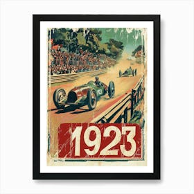 Aihrgdesign A Vintage Sports Poster For The Inaugural 24 Hour 5334cfd3 E40f 4775 9d8e D12a95be9044 0 Poster