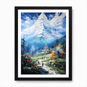 Mountain Of The Gods Art Print