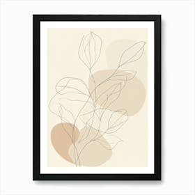 Abstract Leaf Art Print