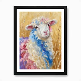 Sheep In The Field Art Print