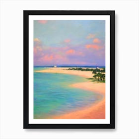 Palawan Beach Sentosa Island Singapore Monet Style Art Print