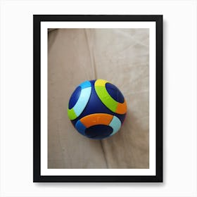 Rubik's ball Art Print