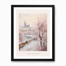 Dreamy Winter Painting Poster Oxford United Kingdom 1 Poster