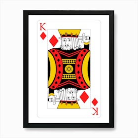 King Of Spades 1 Art Print