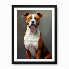 American Staffordshire Art Print