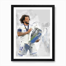 Marcelo Real Madrid Art Print