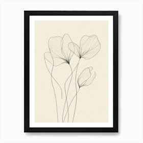 Flowers In A Vase Art Print