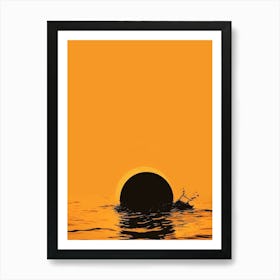 Sunset Over The Ocean 93 Art Print