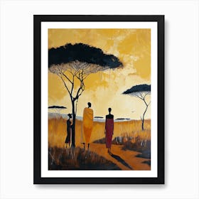 African Landscapes Art Print