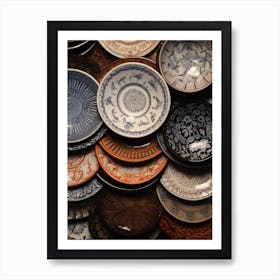 Collection Of Plates 5 Art Print