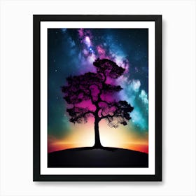 Tree In The Sky 21 Art Print