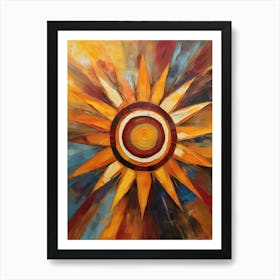 Bohemian Sunburst،
A vibrant representation of the autumn sun.5 Art Print