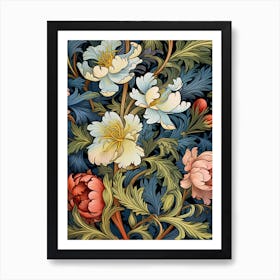 Floral Wallpaper By William Morris 1 Art Print