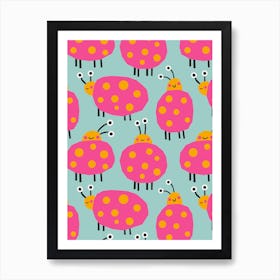 Ladybugs Art Print