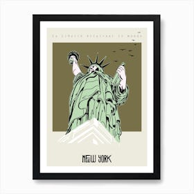 Locations New York La Liberte Art Print