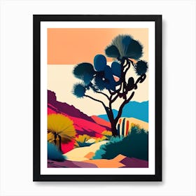 Joshua Tree National Park United States Of America Pop Matisse Art Print