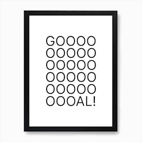 Goal Art Print