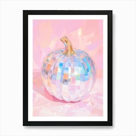 Holographic Pumpkin Art Print