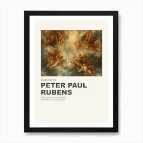 Museum Poster Inspired By Peter Paul Rubens 4 Art Print