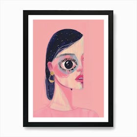 Portrait Of A Woman 377 Art Print