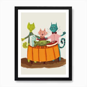 Feline Feast Póster