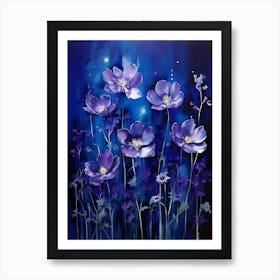 Purple Flowers 5 Art Print