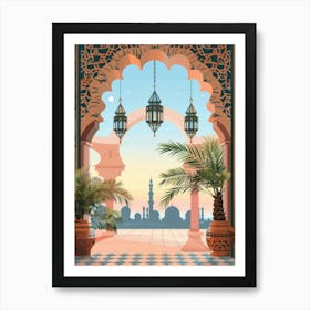 Islamic Background Art Print