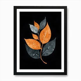 Abstract Leaves 9 Art Print