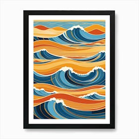 Ocean Waves 10 Art Print