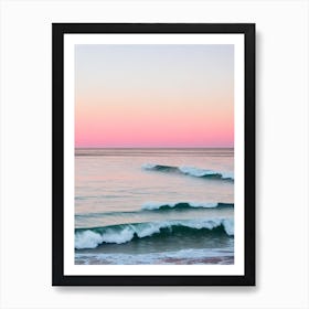 Folly Beach, South Carolina Pink Photography 1 Art Print