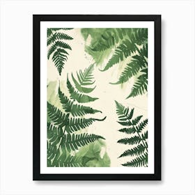 Pattern Poster Tassel Fern 1 Art Print