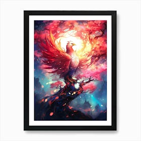 Phoenix Bird Art Print