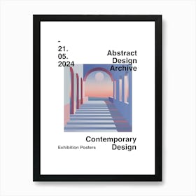 Abstract Design Archive Poster 06 Art Print