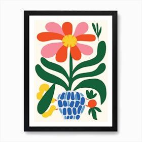 Flower In A Pot Art Print