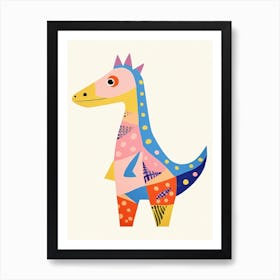 Nursery Dinosaur Art Thescelosaurus Art Print