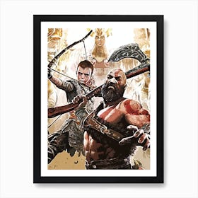 God Of War 2 Art Print