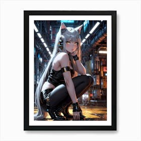 Anime Girl 10 Art Print