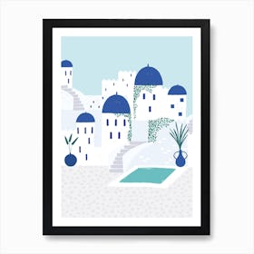 Santorini Art Print