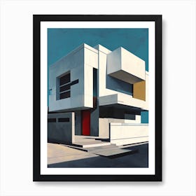 Modern Architecture Minimalist 5 Art Print