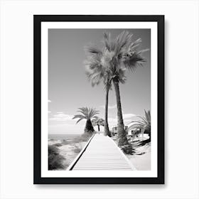 Algarve, Portugal, Photography In Black And White 1 Art Print