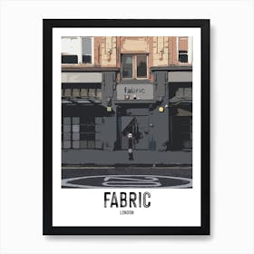 Fabric, London, Nightclub, Art, Wall Print Art Print