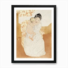 Maternal Caress (1891), Mary Cassatt Art Print