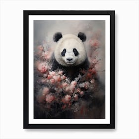 Panda Art In Romanticism Style 2 Art Print