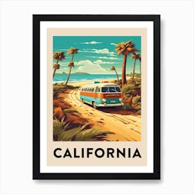 Vintage Travel Poster California 6 Art Print