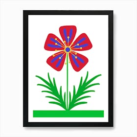 Red Flower 1 Art Print