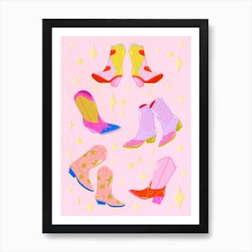 These Boots Art Print