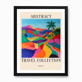 Abstract Travel Collection Poster Malaysia 1 Art Print