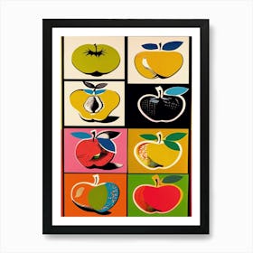 Apples Inspired By Andy Warhol Art Print