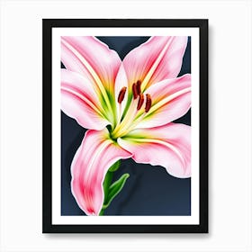 Pink Lily 7 Art Print