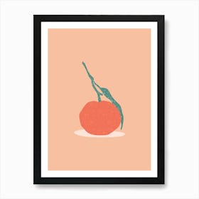 Minimalist Sweet Orange Art Print